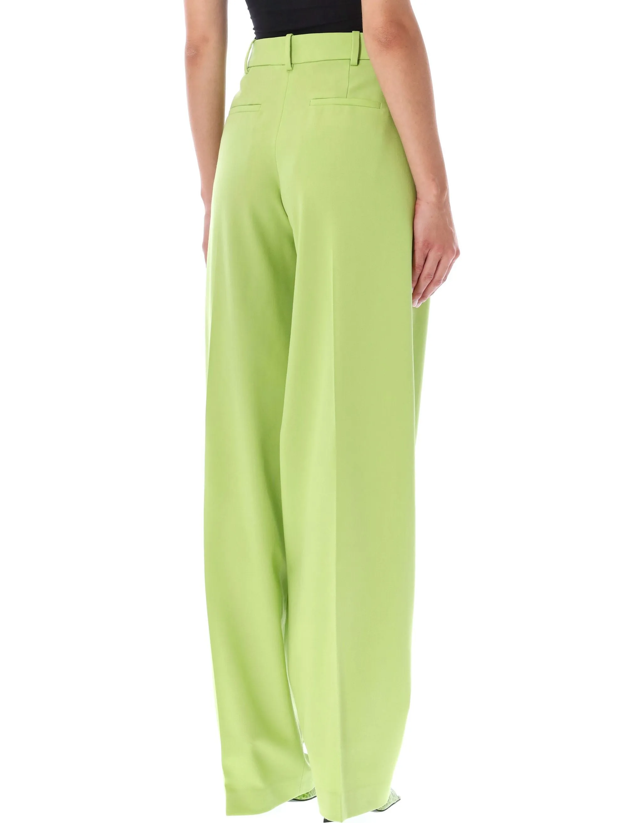 The Attico High-Rise Wide-Leg Pants