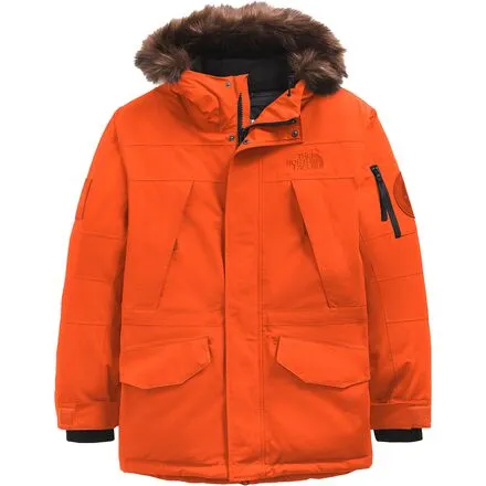 THE NORTH FACE Men's Expedition McMurdo Parka, Red Orange