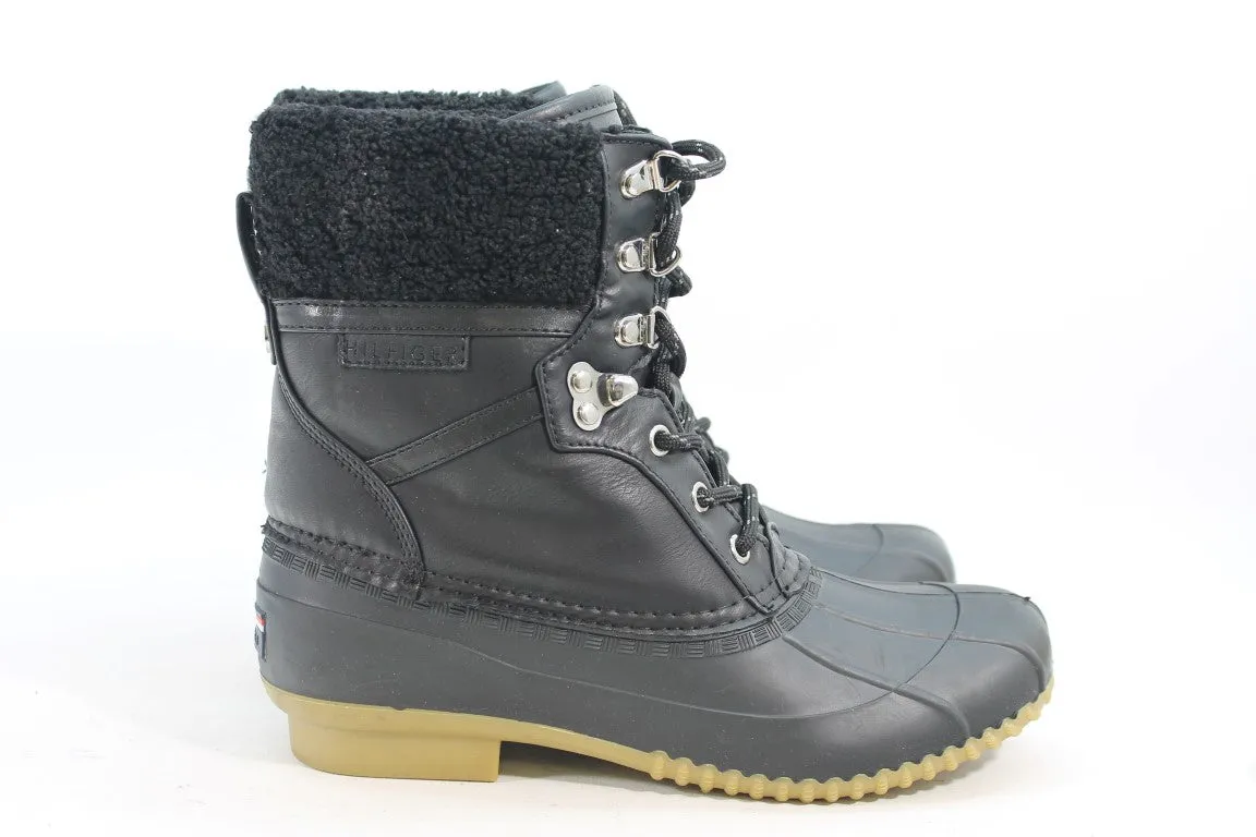 Tommy Hilfiger Rian Women's Black Boots 8M(ZAP19119)