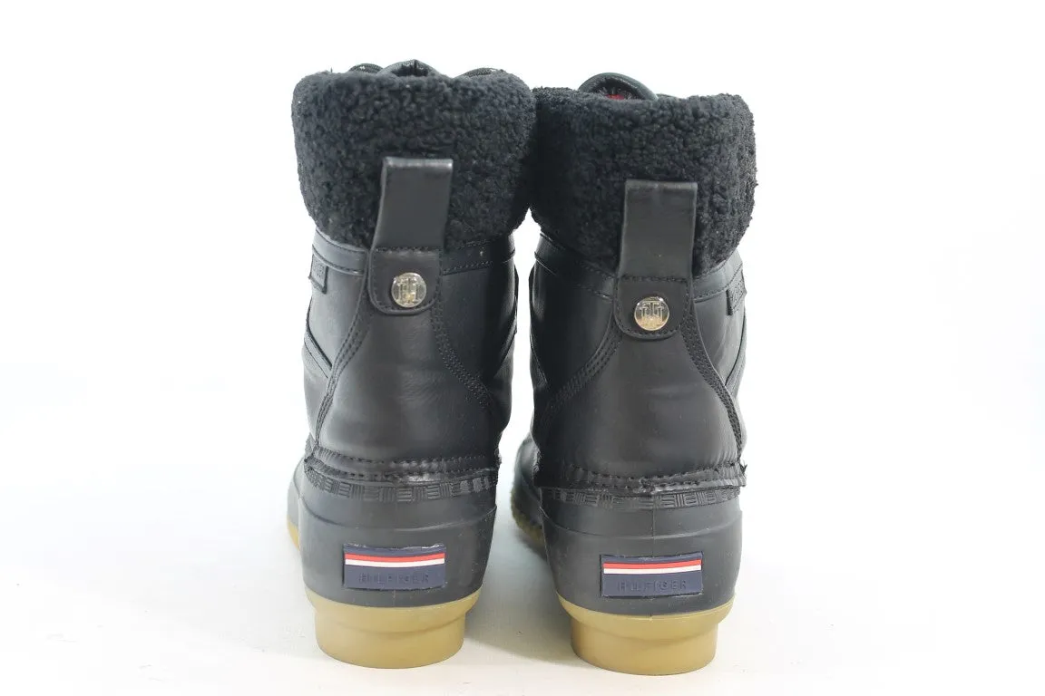 Tommy Hilfiger Rian Women's Black Boots 8M(ZAP19119)