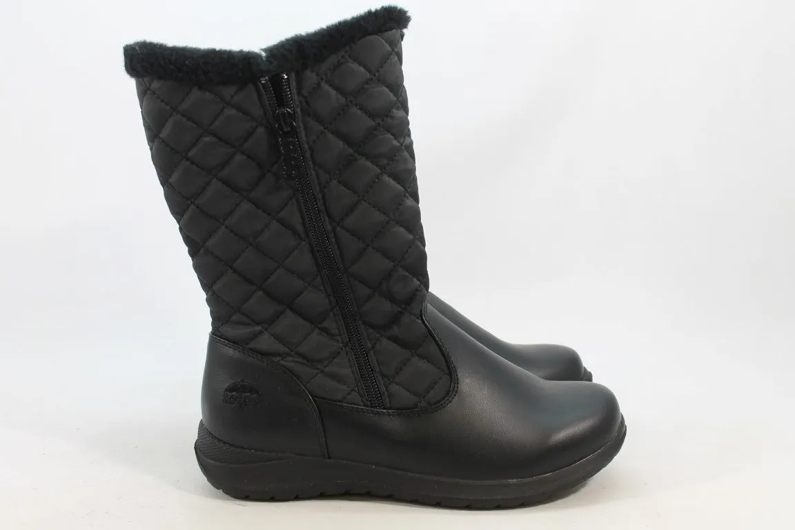 Totes Jade Women's Black Boots 7M(ZAP17866)