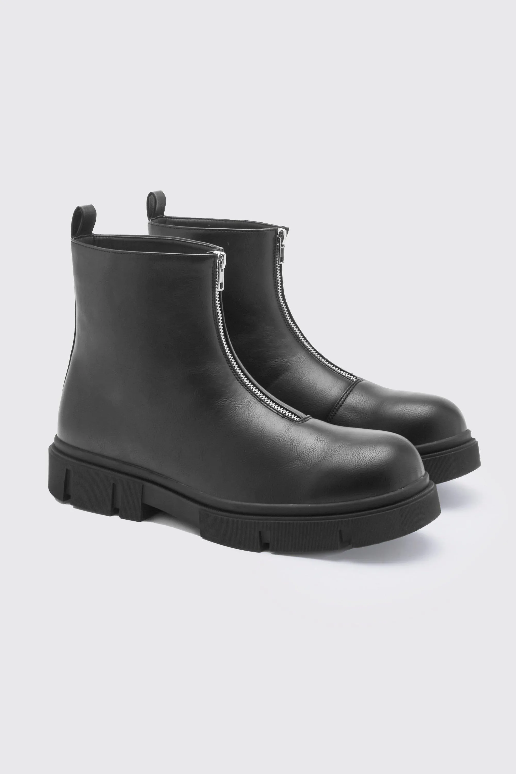 Track Sole Zip Boot