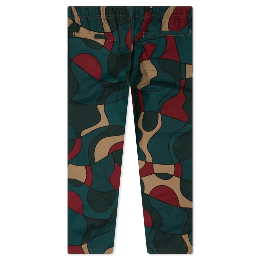 Trees in Wind Relaxed Pants - Camo Green