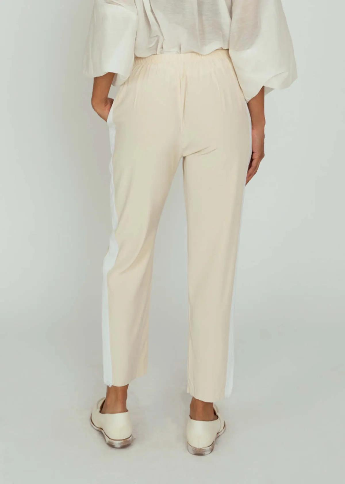 Tuxedo Pant - Cream