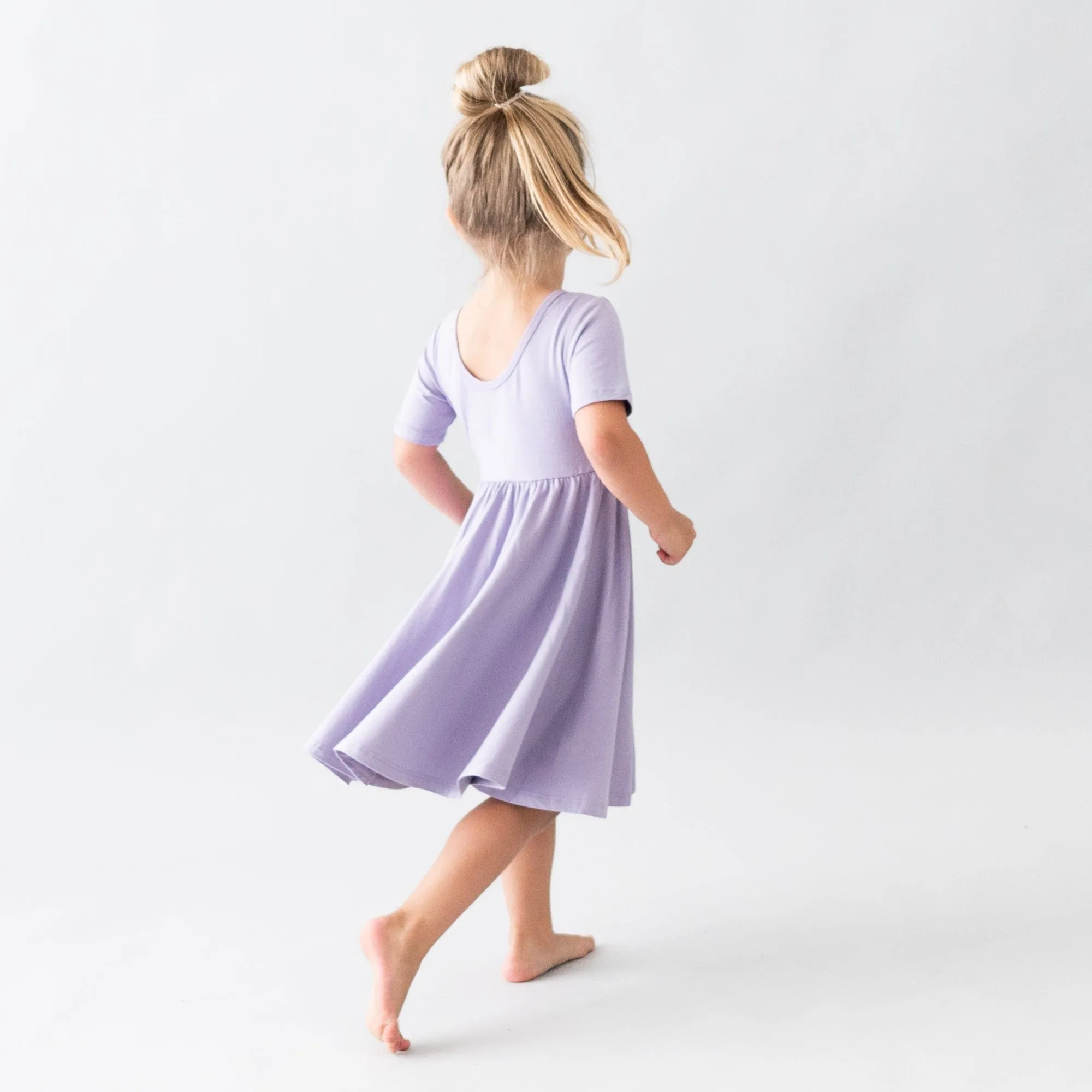 Twirl Dress in Taro