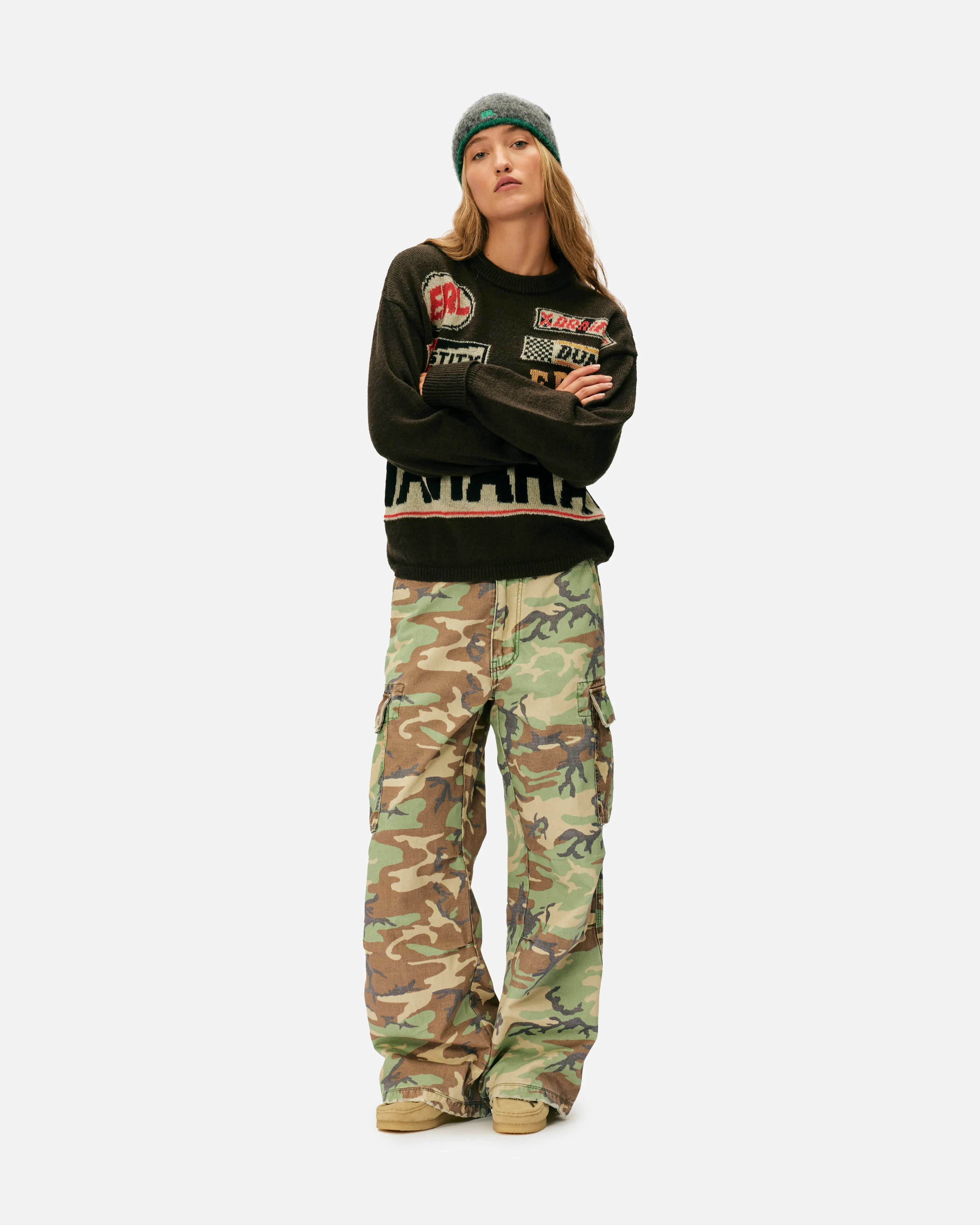 Unisex Camo Cargo Pants