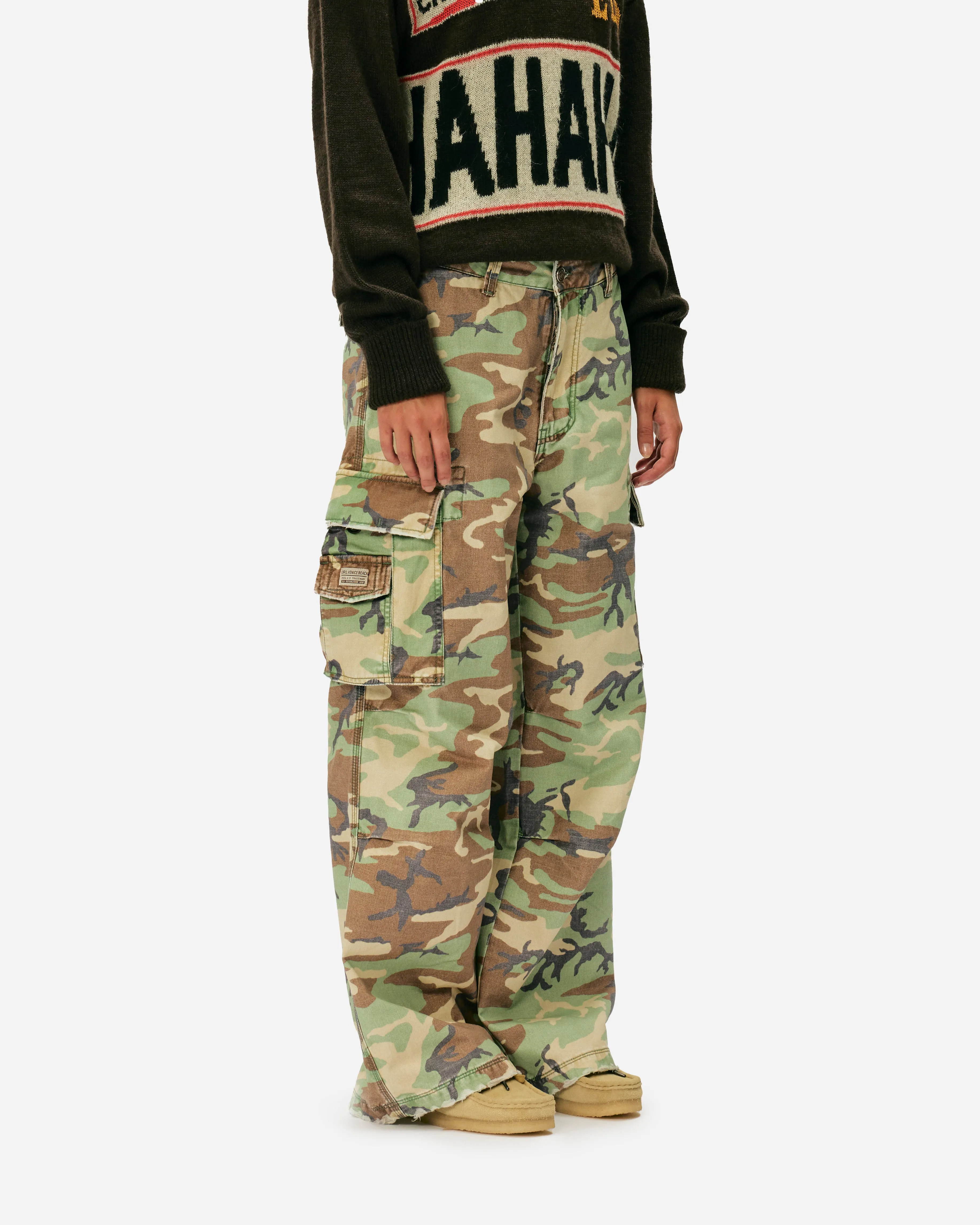 Unisex Camo Cargo Pants