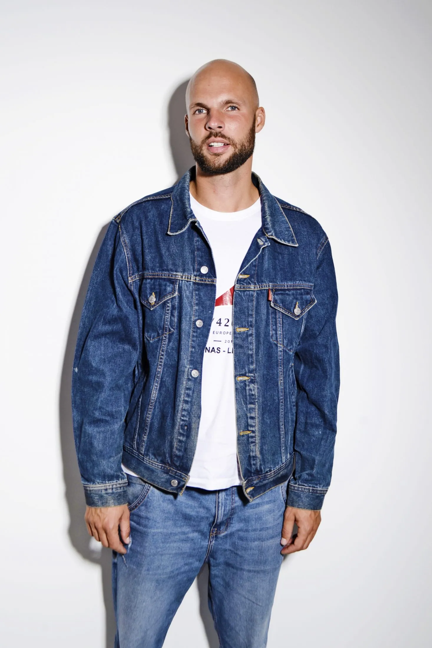 Vintage denim jacket mens