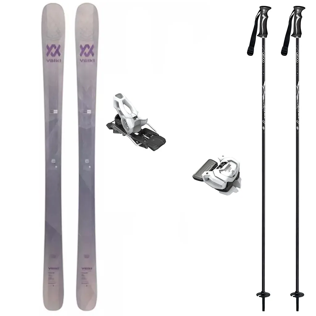 Volkl Kenja 88 Womens Skis 2024 with Elan Attack 11 Bindings Ski Package