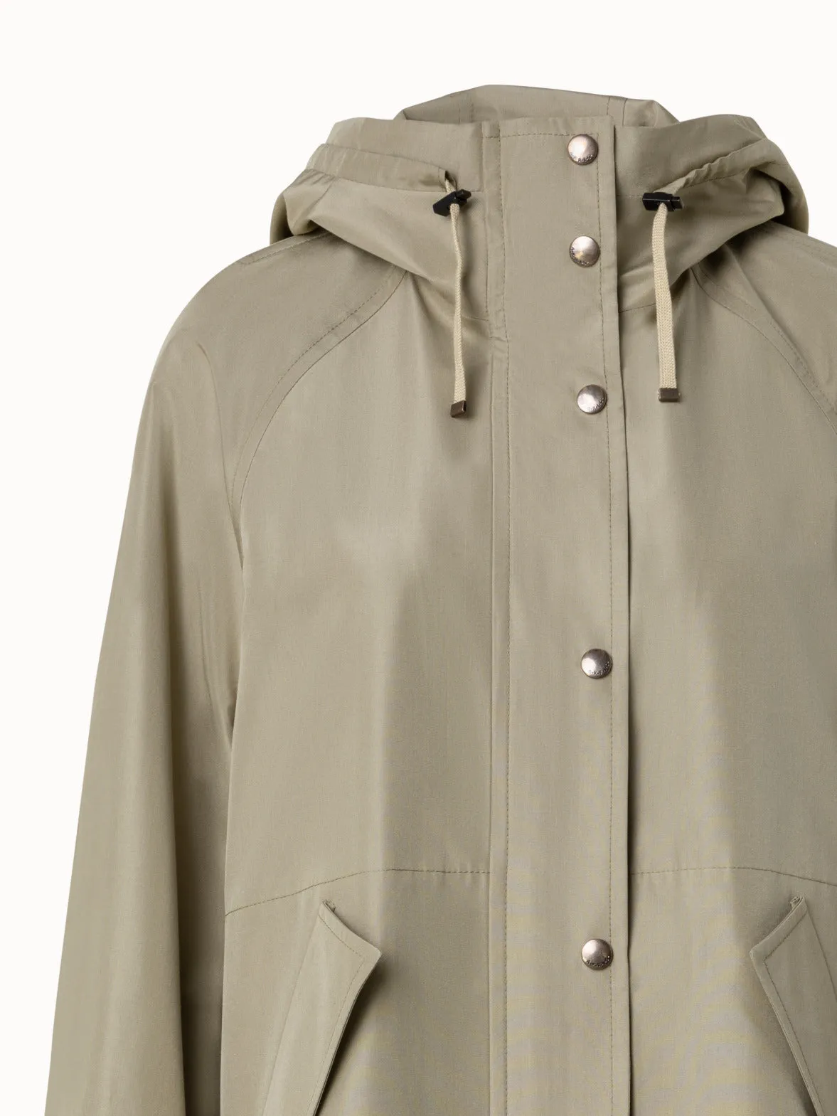 Waterproof Silk Parka