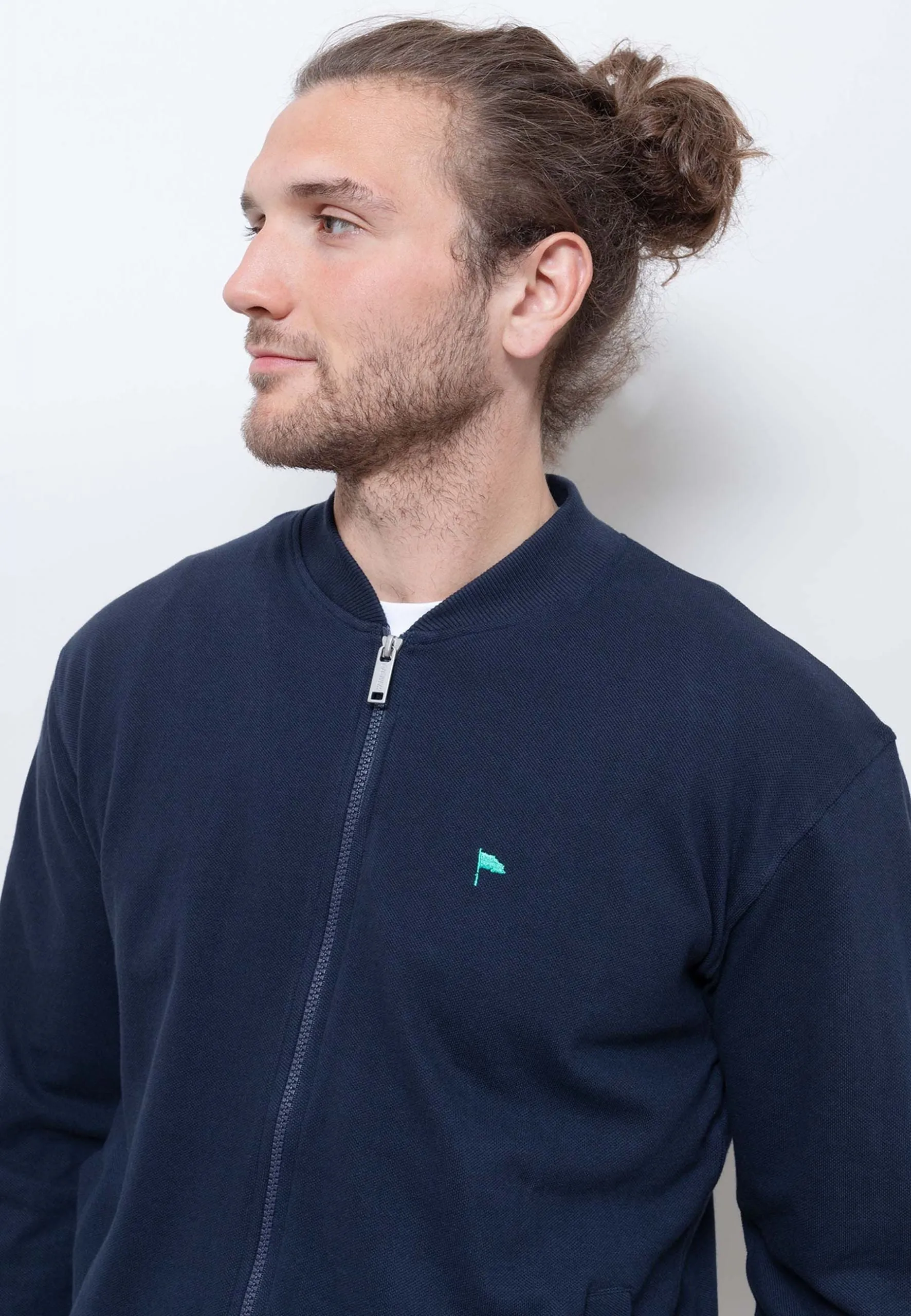 Wemoto Arran Jacket in Navy