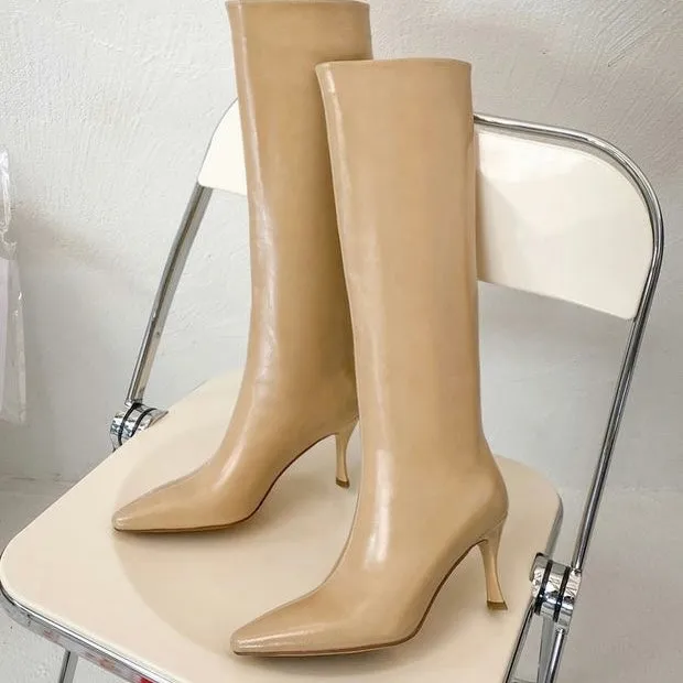 WERCA FAUX LEATHER BOOTS