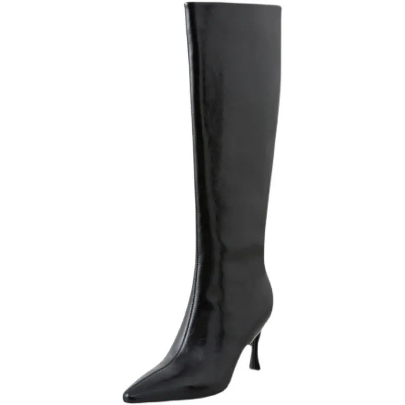 WERCA FAUX LEATHER BOOTS