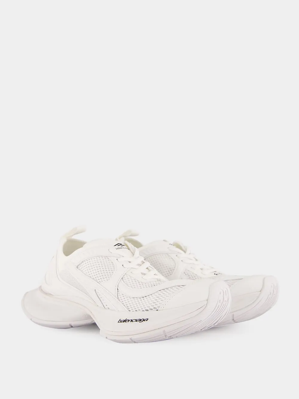 White Circuit Sneakers