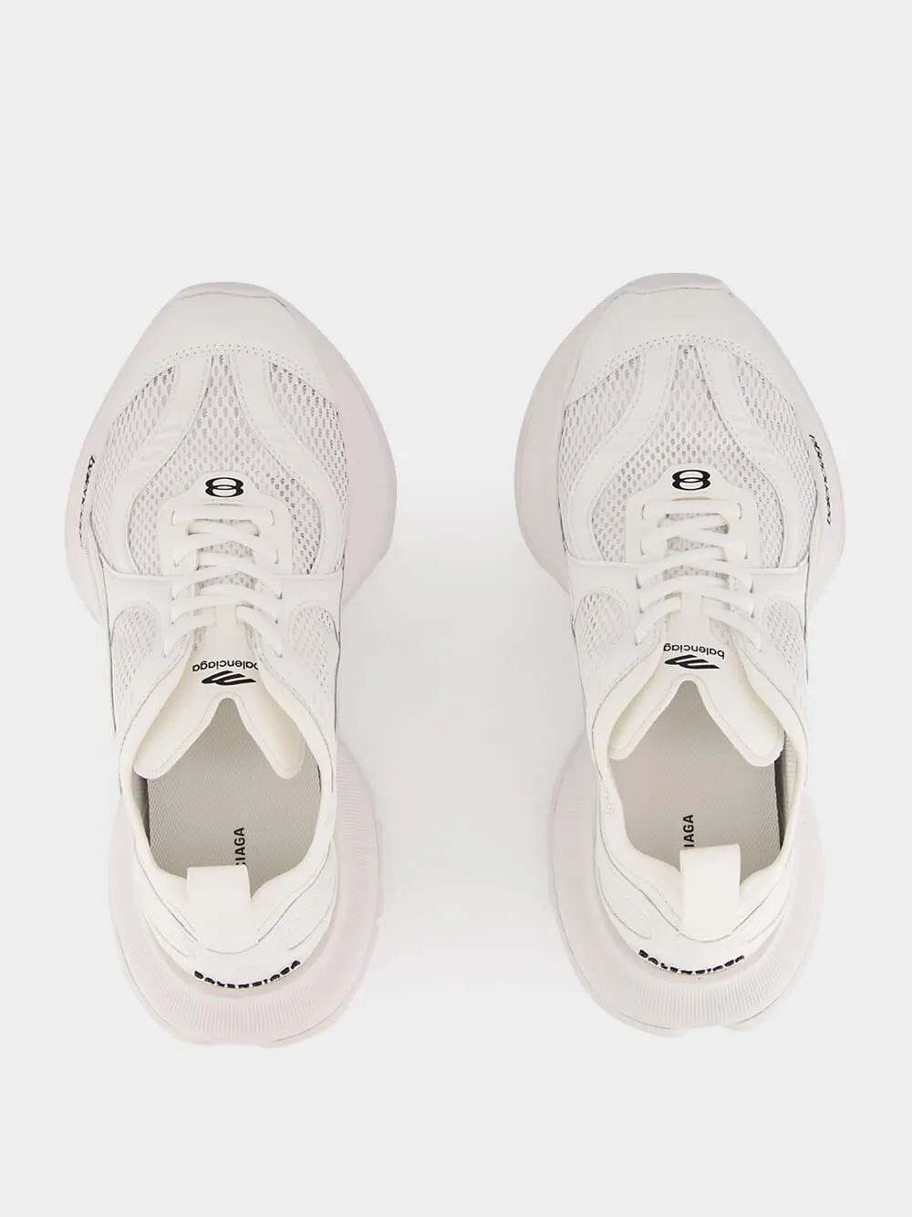 White Circuit Sneakers