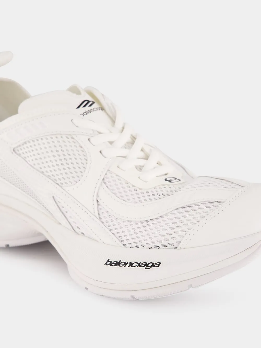 White Circuit Sneakers