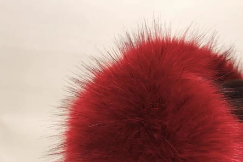 Winter Fashion Casual Warm Synthetic Fur Beanies for Women