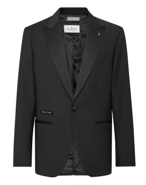 Wool Tuxedo Blazer