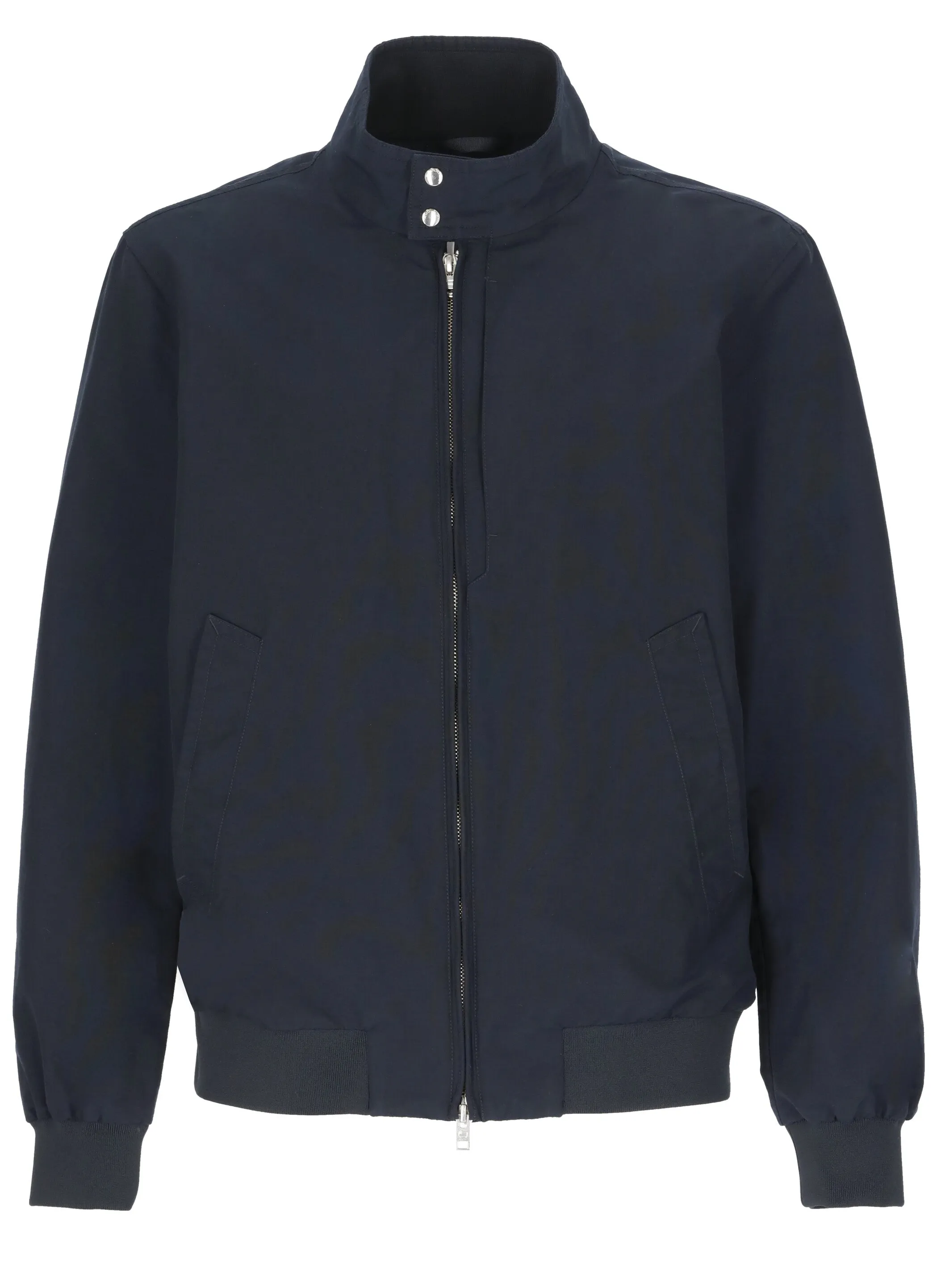 Woolrich Logo Plaque Zip-Up Bomber Jacket