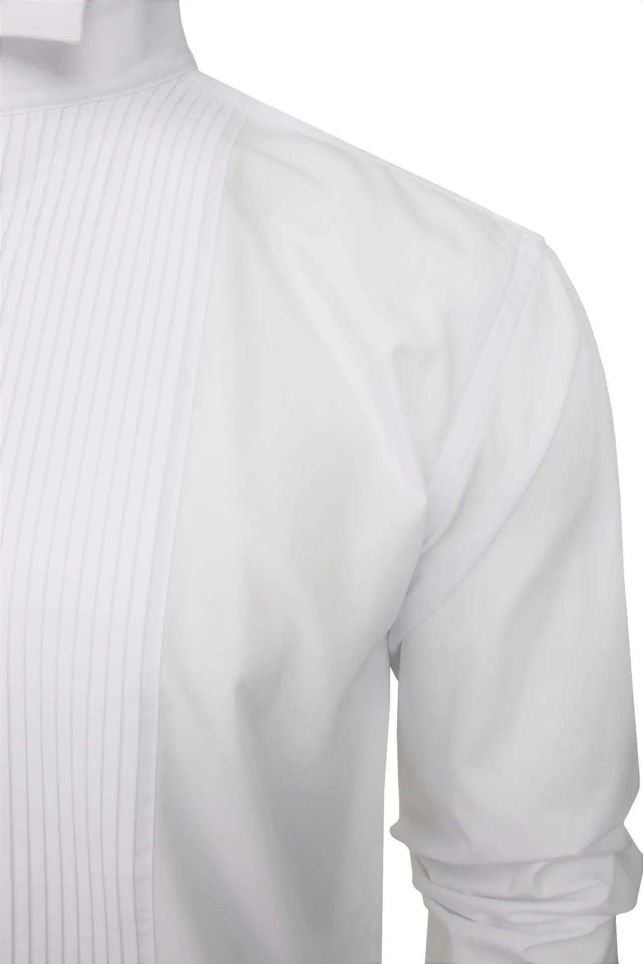 Xact Men's Formal Tuxedo/Dress Shirt with Double Cuff and Cuff Links