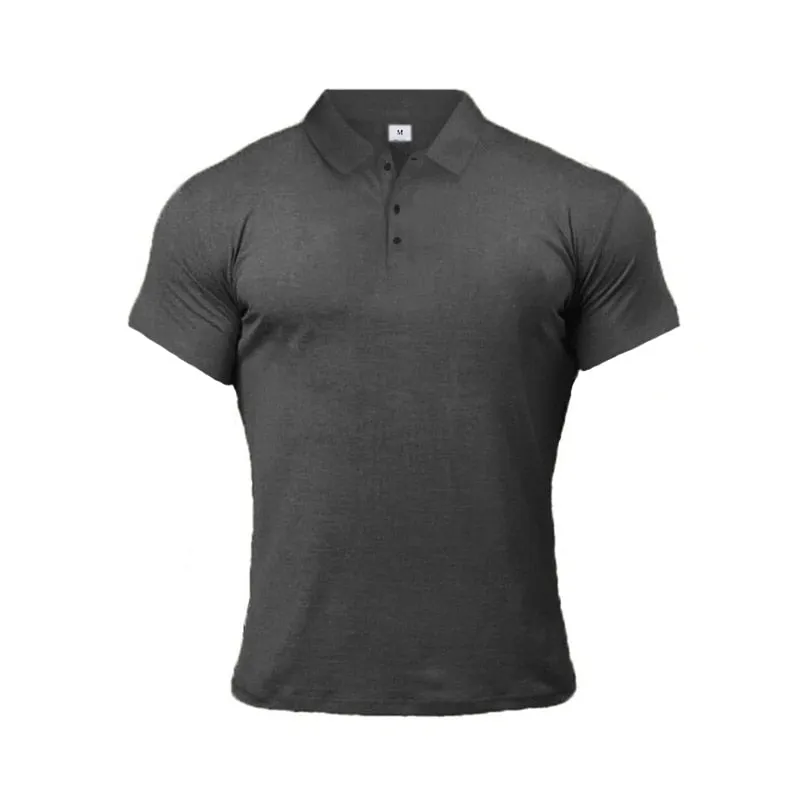 Xituodai Man Fashion Polo Shirt Casual Fashion Plain Color Short Sleeve High Quality Slim Polo Shirt Men Fitness Polo homme