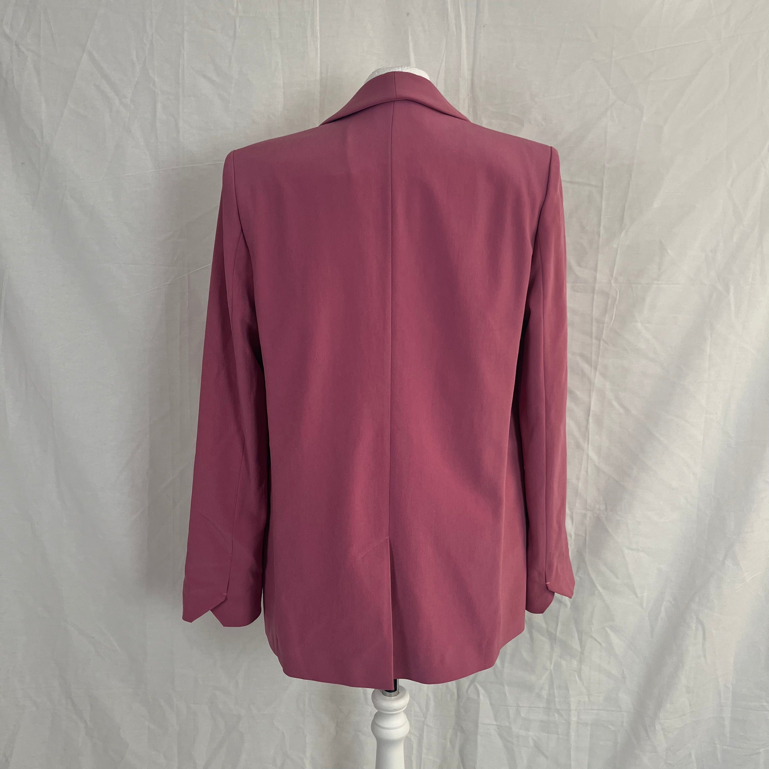 Zadig & Voltaire 465 Pink Verdun Crepe Jacket M